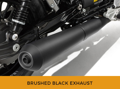 BRUSHED BLACK EXHAUST