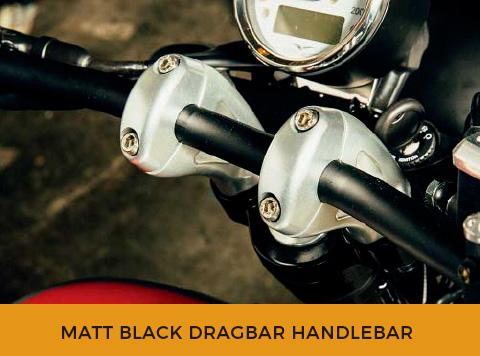 MATT BLACK DRAGBAR HANDLEBAR